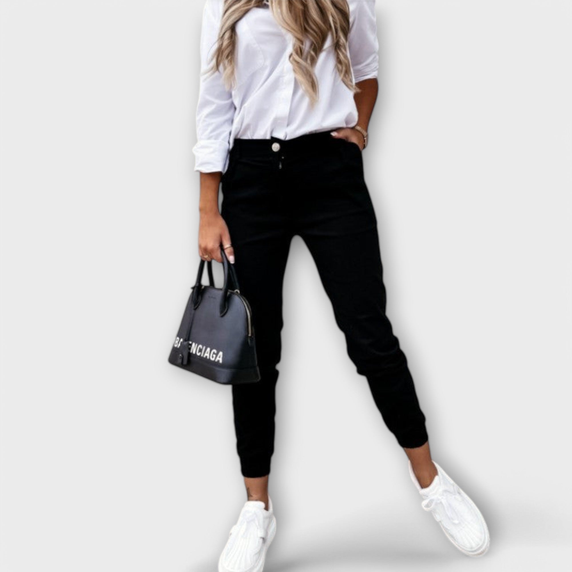 Melania - Spodnie Damskie Stretch